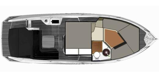Motorboat Cranchi Endurance 30 Planimetria della barca