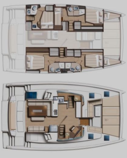 Catamaran Bali - Catana 4.6 boat plan