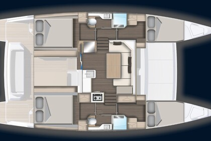 Location Catamaran  AVENTURA 37 Sant Antoni de Portmany