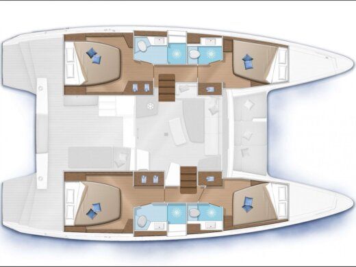 Catamaran Lagoon Lagoon 42 Boat design plan