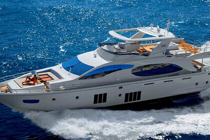 Hire Motor yacht Azimut 88 flybridge Dubai Marina