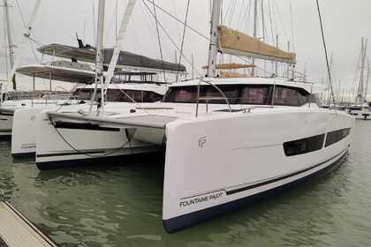 Verhuur Catamaran Fountaine Pajot Fountaine Pajot New 44 Quatuor - 4 + 2 cab. Mitikas