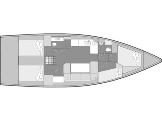 Sailboat  Elan Impression 45 Boat design plan
