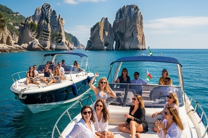 Miete Motorboot Capri Boat Tour Semi-Private with City Visit Amalfi