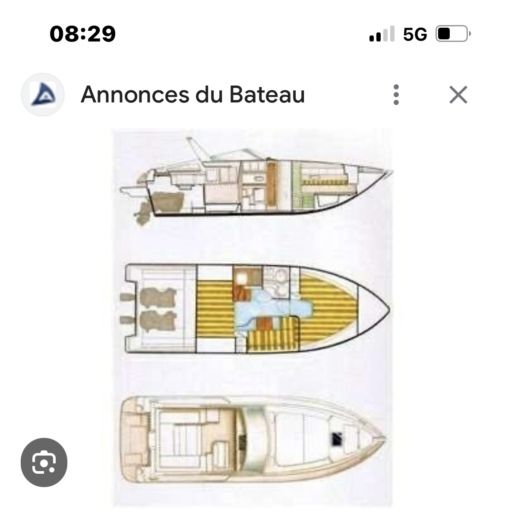 Motorboat Fiart Mare 32 genius Planta da embarcação