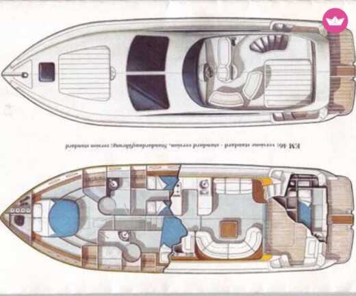 Motorboat LA DOLCE VITA II 46 FLY (15 METRI) Boat design plan