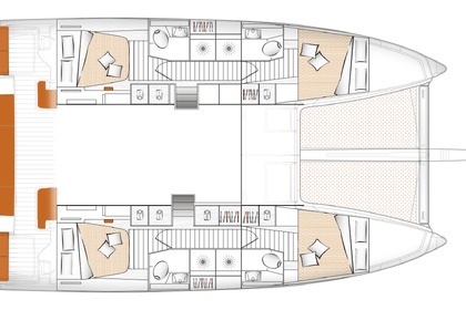 Location Catamaran Excess Excess 14 - 4 + 2 cab. Tunas do Paraná