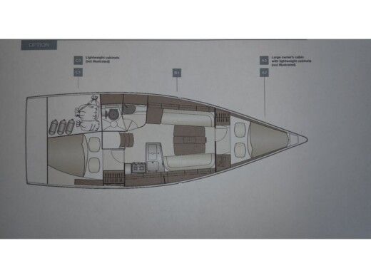 Sailboat Dehler Dehler 34 boat plan