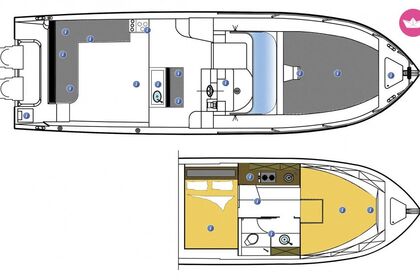 Alquiler Lancha Saver 330 Sport  WA Can Pastilla