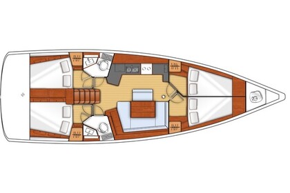 Noleggio Barca a vela BENETEAU OCEANIS 45 Castelnuovo
