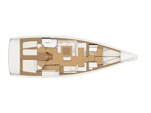 Sailboat DUFOUR 520 Grand Large Boat design plan