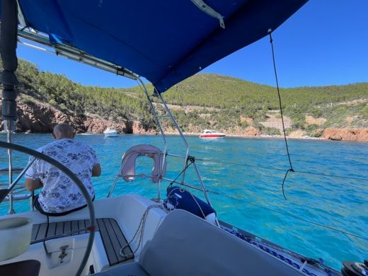 Antibes Sailboat Jeanneau Sun Charme 39 alt tag text