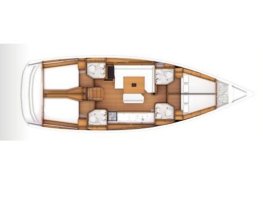 Sailboat JEANNEAU SUN ODYSSEY 479 boat plan