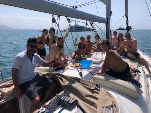 Salerno Sailboat Beneteau Cyclades 43.3 alt tag text