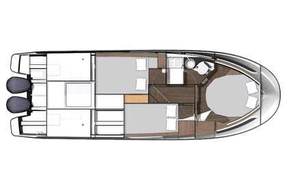 Miete Motorboot Jeanneau Merry Fisher 1095 FLY Drage, Pakoštane