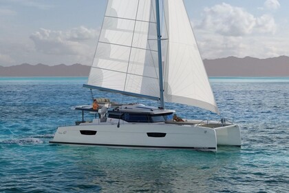 Location Catamaran FOUNTAINE PAJOT Saona 47 with watermaker & A/C - PLUS Jolly Harbour