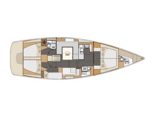 Sailboat ELAN IMPRESSION 50 Plano del barco
