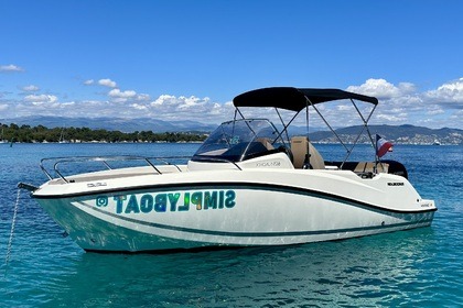 Hire Motorboat Quicksilver Activ 605 Sundeck Mandelieu-La Napoule