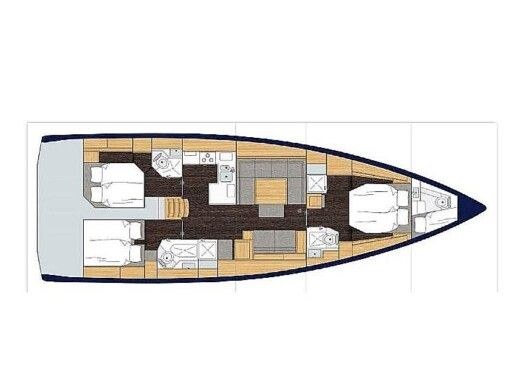 Sailboat  Bavaria C50 Style Boat design plan