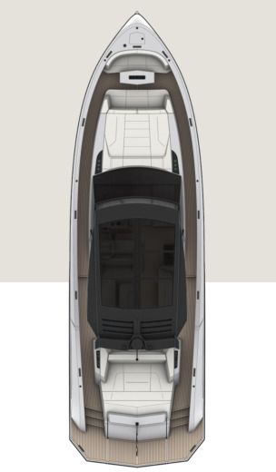 Motorboat Vanquish Yachts Vanquish 58 boat plan