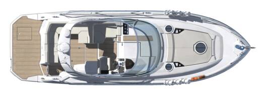 Motorboat Cranchi Z35 Boot Grundriss