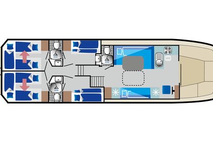 Hyra båt Husbåt vetus 1500 (HMR) Rechlin