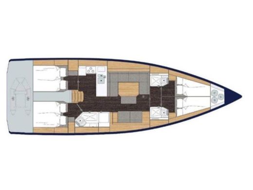 Sailboat Bavaria Bavaria C45 Boat design plan