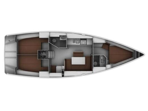 Sailboat Bavaria 40 Cruiser boat plan
