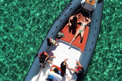 Aluguel Semi Rígido Sacs Marine 25D Cala Gonone