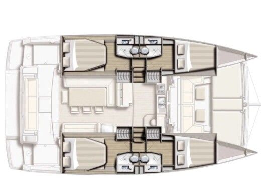 Catamaran  Bali 4.1 Boat design plan