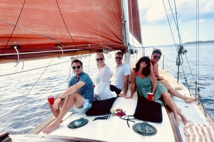 Rental Sailboat Custom built wooden sloop 42’ St. John