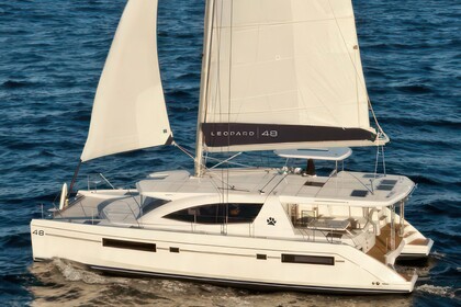 Charter Catamaran  Leopard 48 A/C & GEN Lefkada