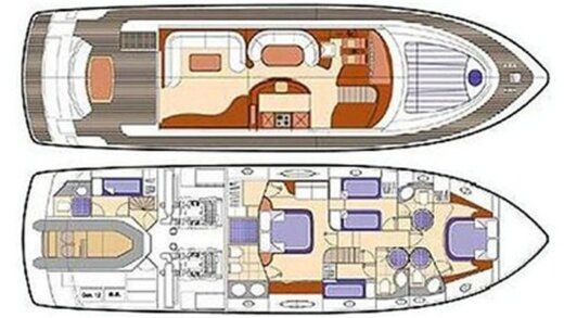 Motor Yacht Astondoa Astondoa 66 Boat layout