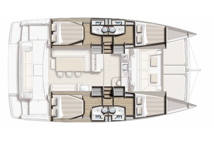 Rental Catamaran  Bali 4.1 Paros