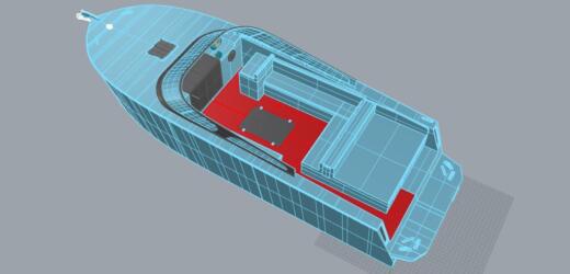 Motorboat Felix Felix 40 Plattegrond van de boot
