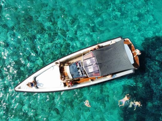 Motorboat Wally 45 Σχέδιο κάτοψης σκάφους