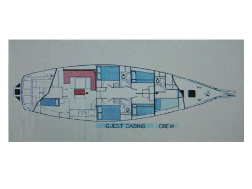 Sailboat Southern Ocean Ocean60 Plan du bateau