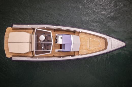 Motorboat Wally Tender 45 Boot Grundriss