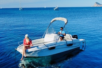 Aluguel Barco sem licença  Quicksilver REMUS 450 Ibiza