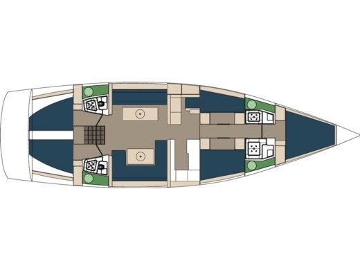 Sailboat D&D Yachts D&D Kufner 54.2 boat plan