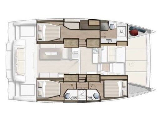 Catamaran  Bali 4.2 Full Equipe boat plan