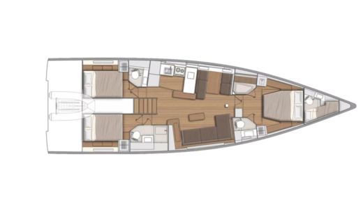 Sailboat Beneteau First 53 Boat design plan