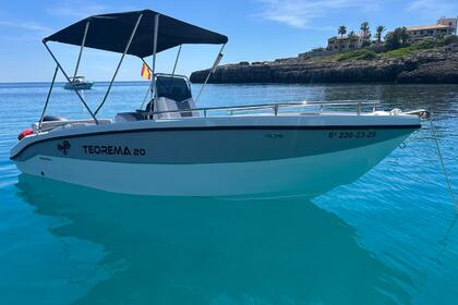 Miete Motorboot Teorema Open 20 apta licencia navegación Portocolom