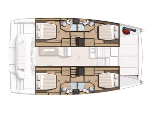 Catamaran Bali - Catana BALI 4.4 boat plan