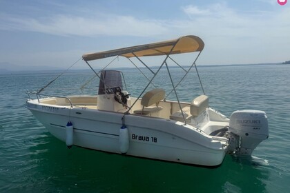 Aluguel Barco sem licença  MINGOLLA CANTIERE NAUTICO BRAVA 18 OPEN - PORTO GALEAZZI pontile pubblico Sirmione