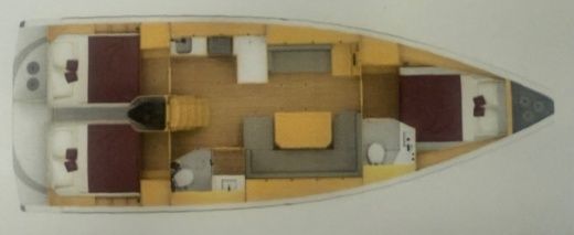Sailboat Bavaria C42 Boat design plan