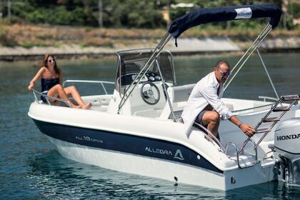 Hire Boat without licence  allegra all 19 open Riposto