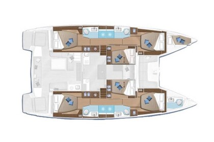 Hire Catamaran Lagoon Lagoon 50 Marmaris