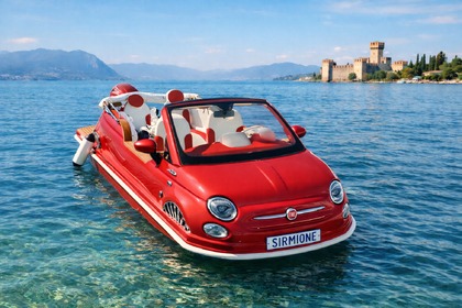 Miete Boot ohne Führerschein  CAR OFF SHORE FIAT 500 Sirmione