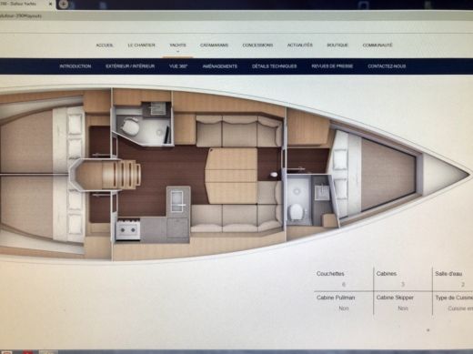 Sailboat Dufour Dufour 390 Grand Large Boat design plan